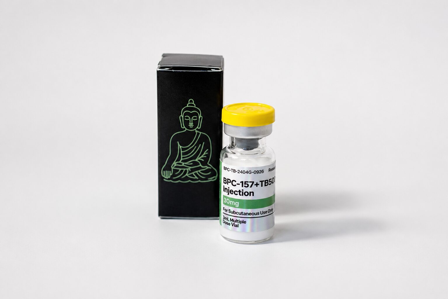BPC-157 and TB-500 blend research peptide vial by Zen Peptides for laboratory research use