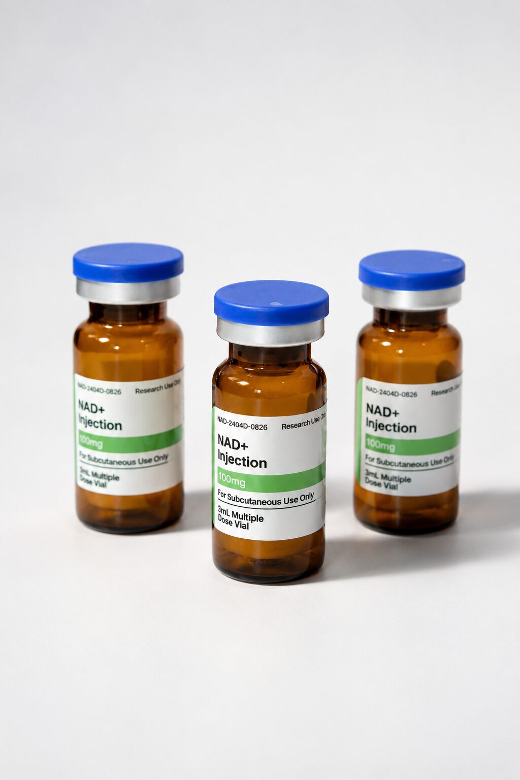 NAD+ research peptide vial by Zen Peptides for laboratory research use